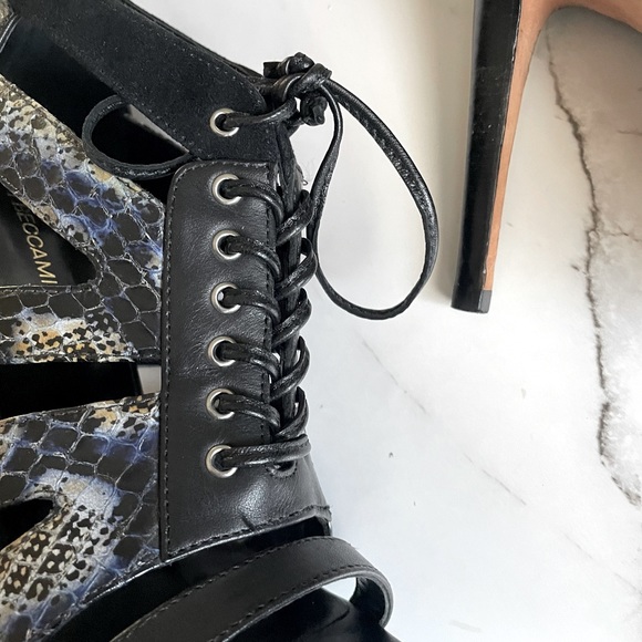 Rebecca Minkoff Reed Lace Up Stiletto Booties - Picture 5 of 10